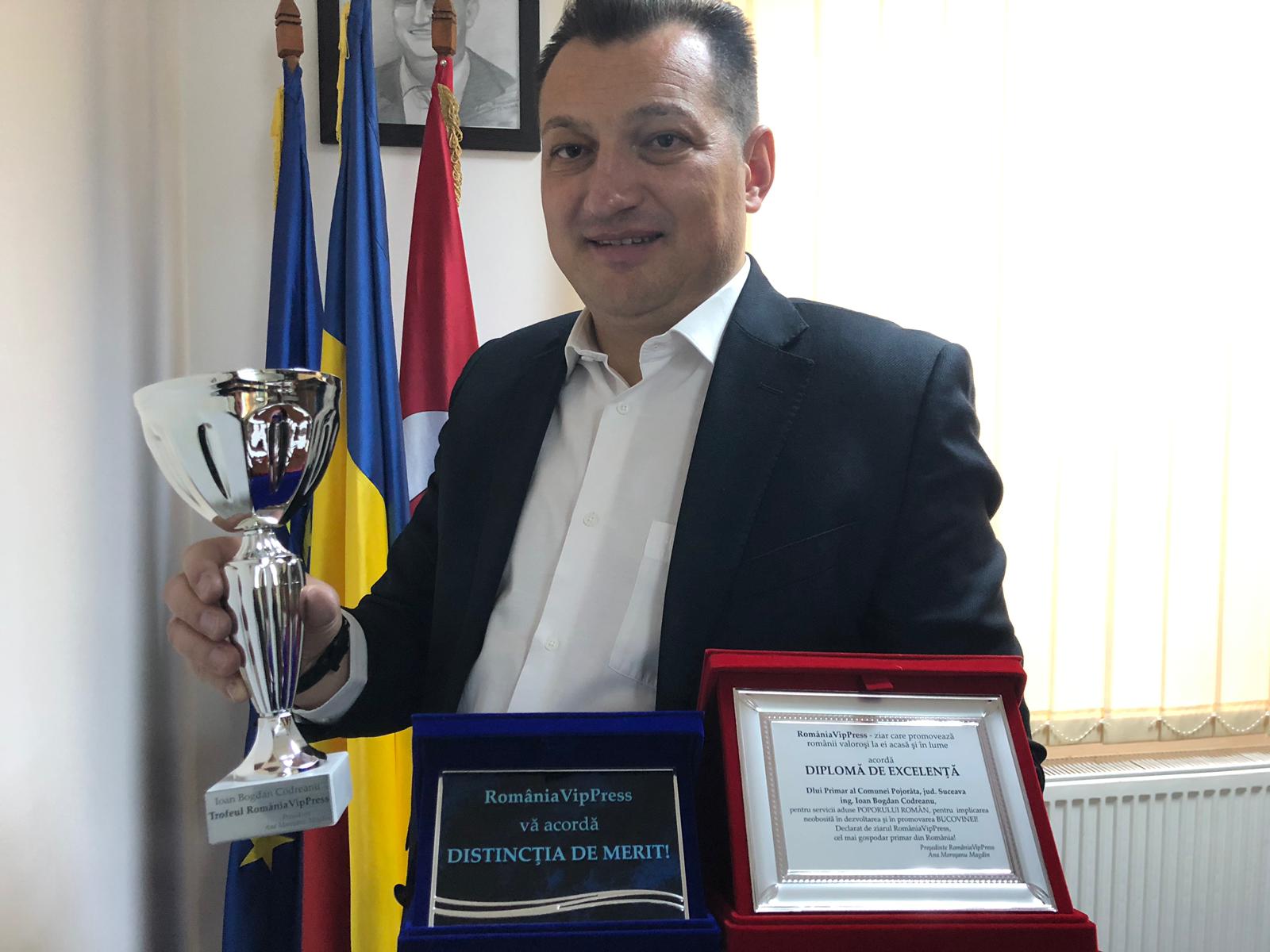 Trofeul RomâniaVipPress, Diploma de Excelență și Distincția de merit, au mers la Ioan Bogdan Codreanu!