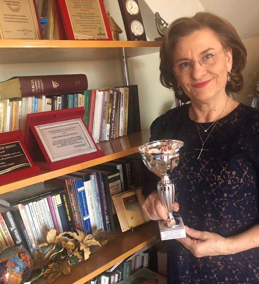 Trofeul RomâniaVipPress, Diploma de excelență și Distincția de merit, au fost câștigate de europarlamentarul Maria Grapini!